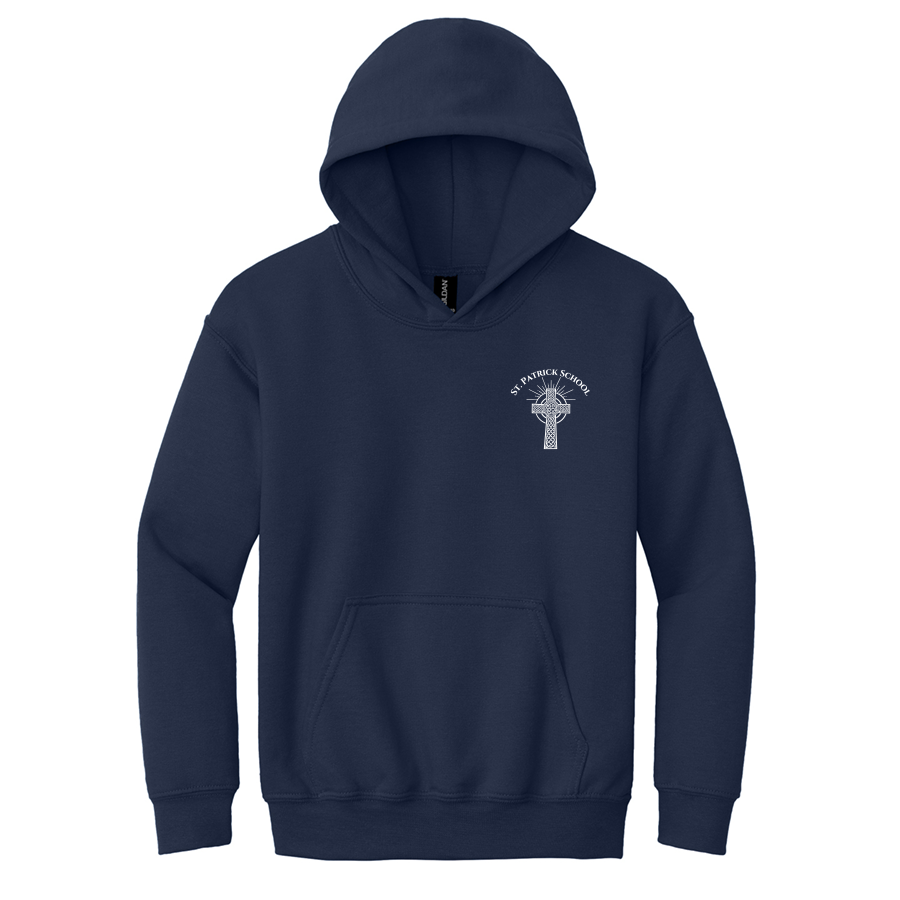 Youth Navy Heavy Blend Hooded Sweatshirt